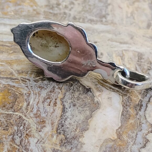 Sterling Silver Freshwater Pearl Stud Earrings & Pendant Set Boho Dainty - Picture 8 of 8